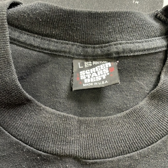 Vintage 1993 Single Stitch Mark Collie Double Sided Band T - Picture 5 of 5